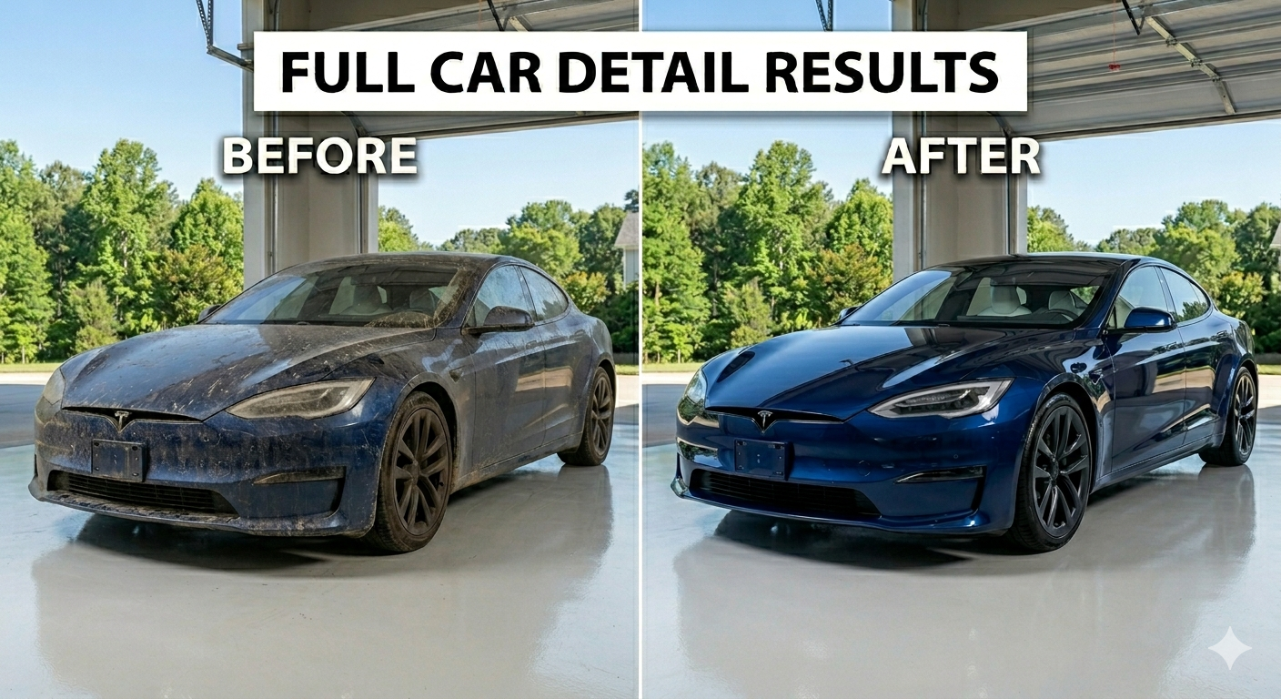 Full Detail before and after